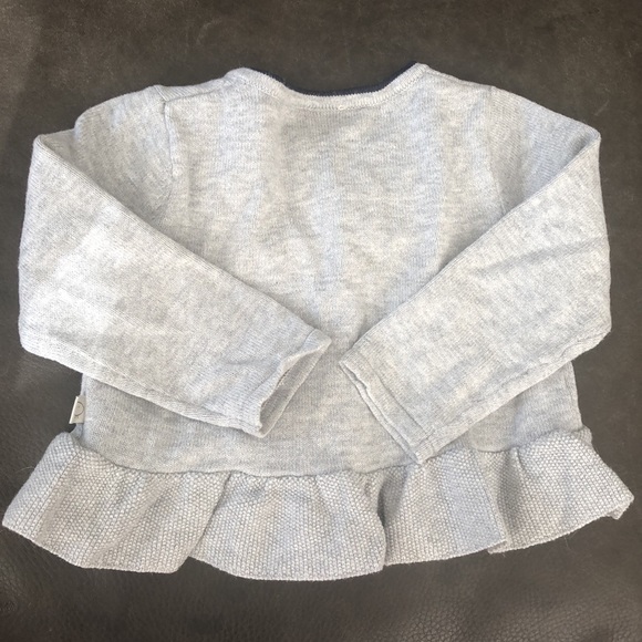 Baby Mori Ruffle Button Cardigan 3-6M! - Picture 5 of 5